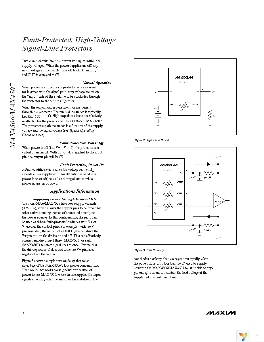 MAX4506ESA+ Page 8