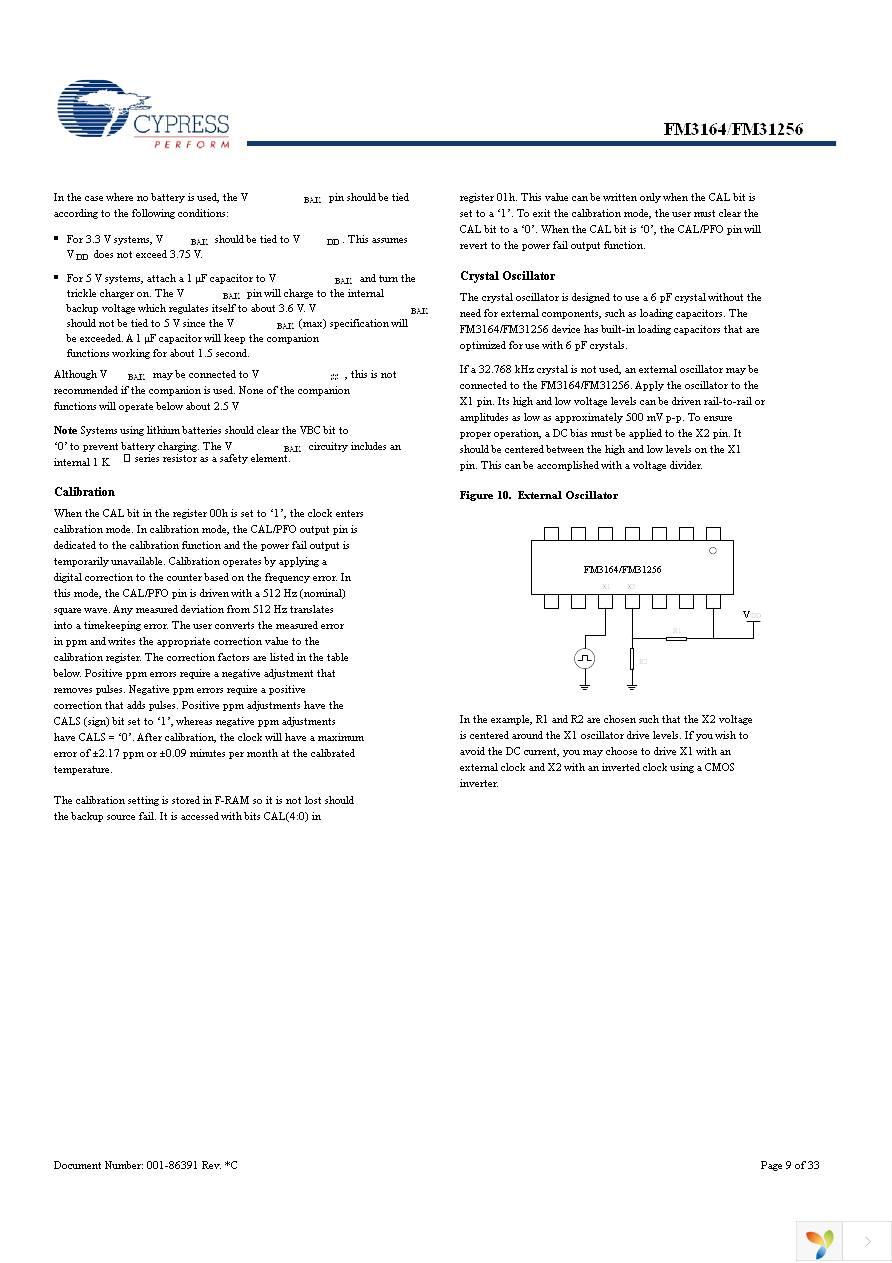 FM31256-G Page 9