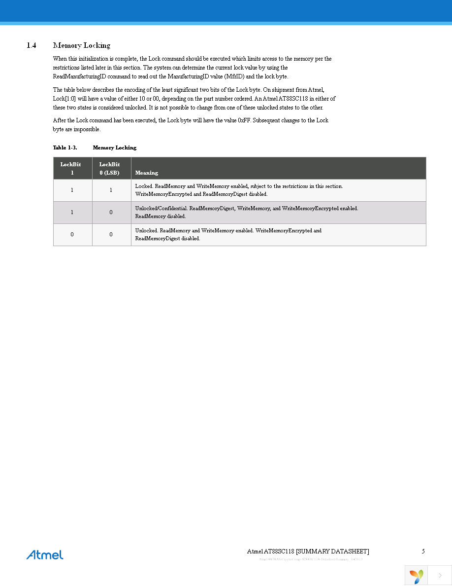 AT88SC118-SH-CM-T Page 5