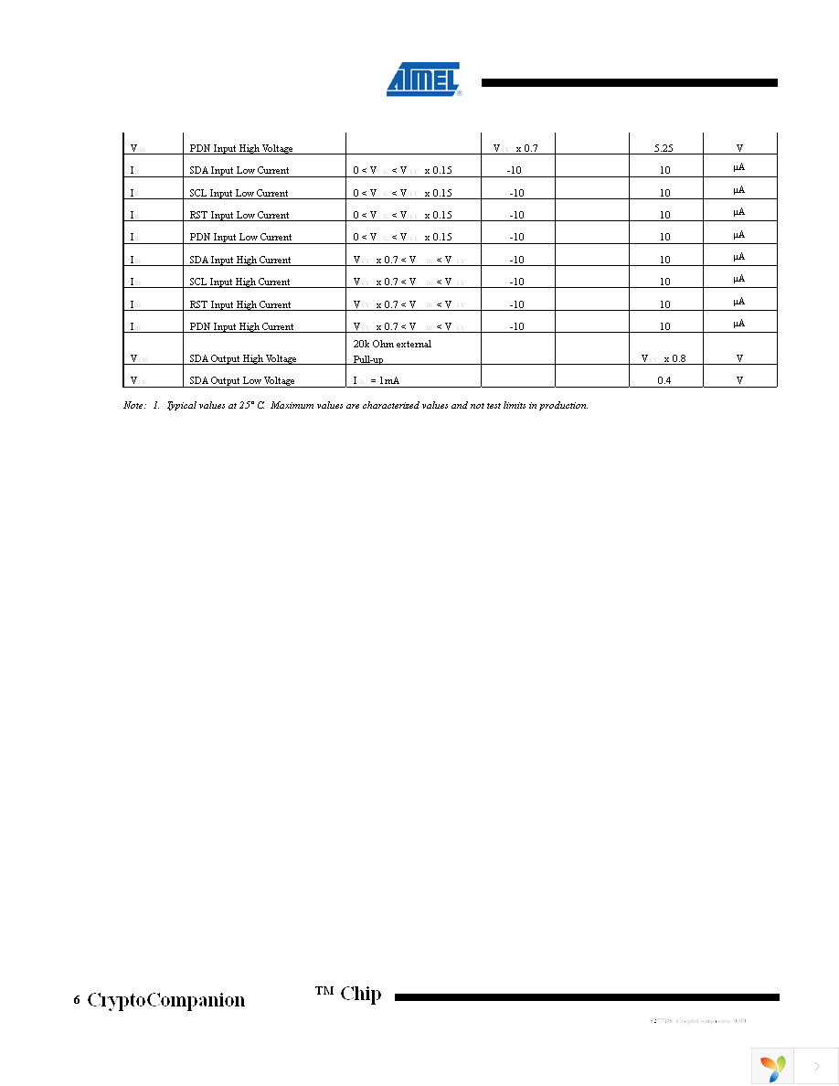 AT88SC018-SU-CM-T Page 6