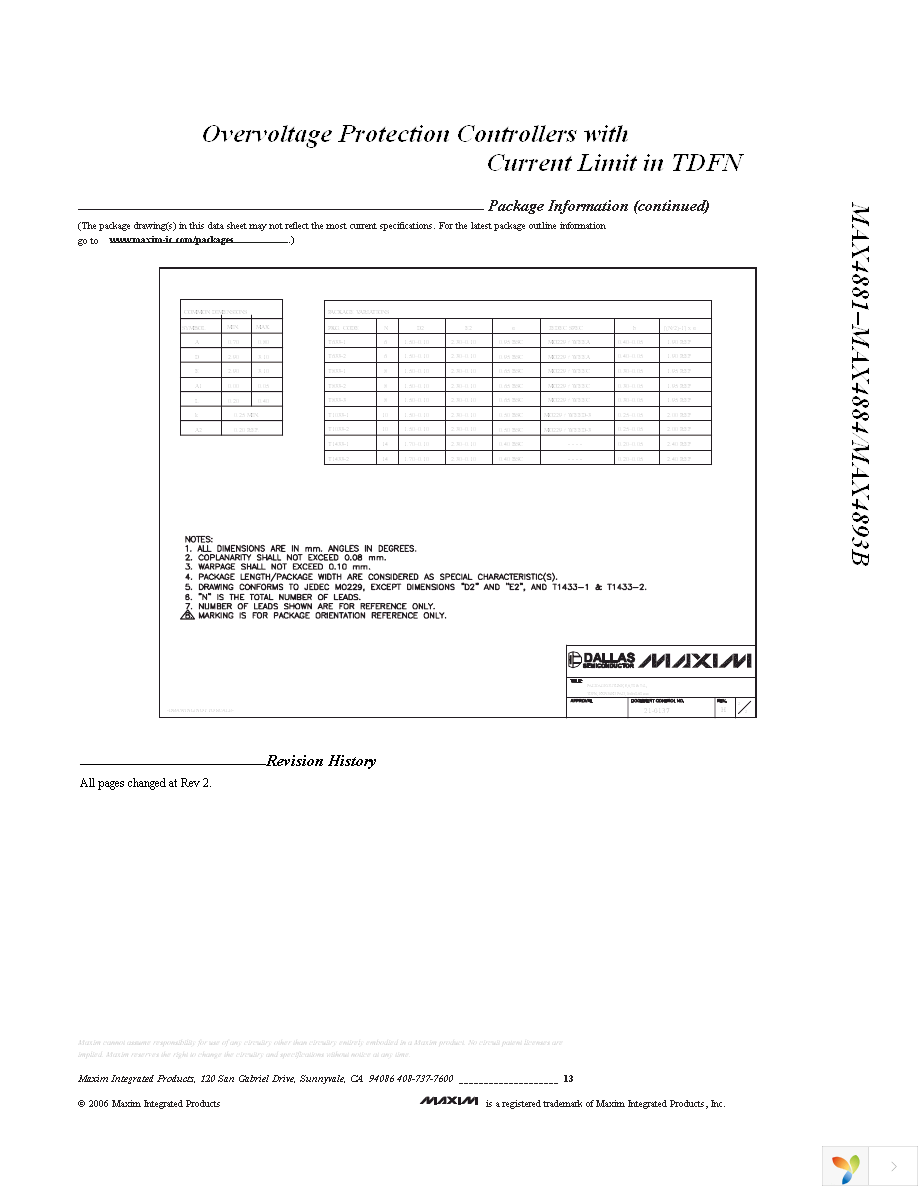 MAX4893BETB+T Page 13