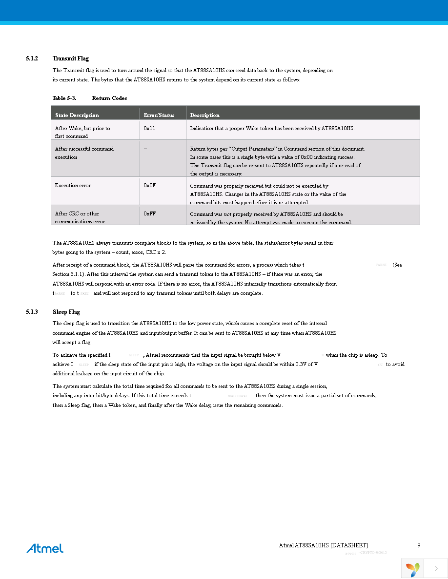 AT88SA10HS-TH-T Page 9