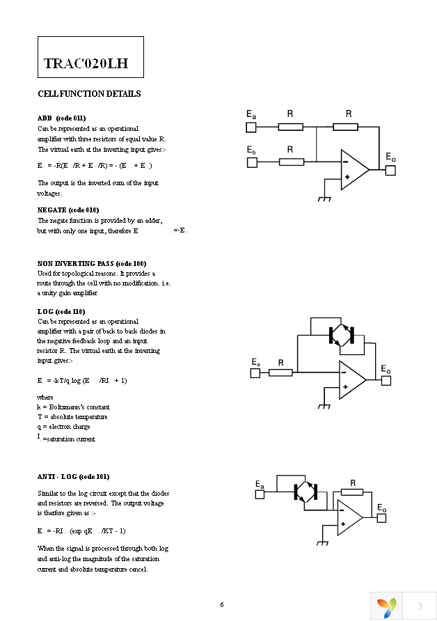 TRAC020LHQ36 Page 6