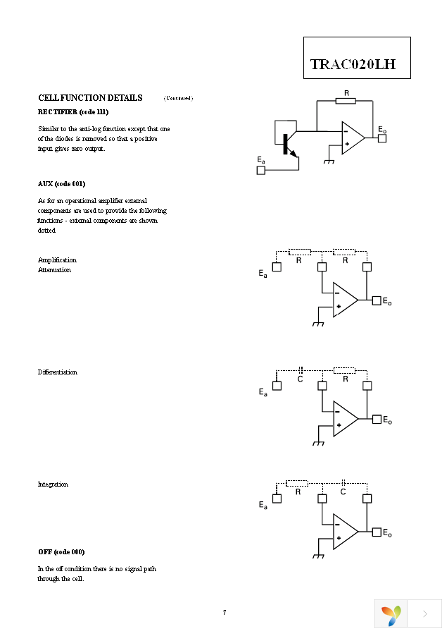 TRAC020LHQ36 Page 7