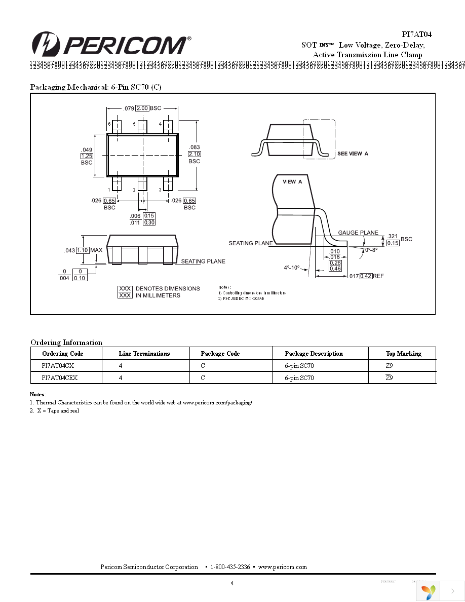 PI7AT04CEX Page 4