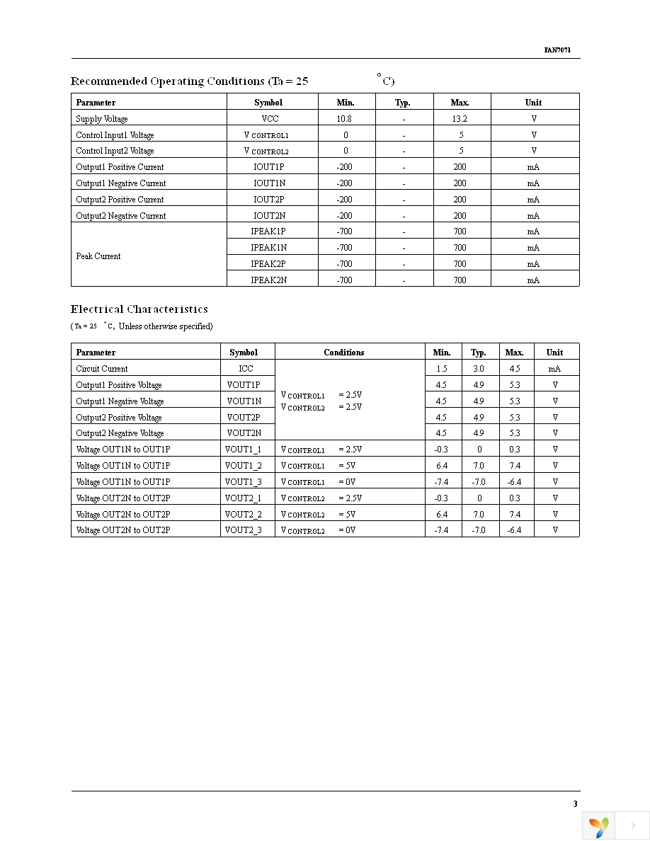 FAN7071TS Page 3