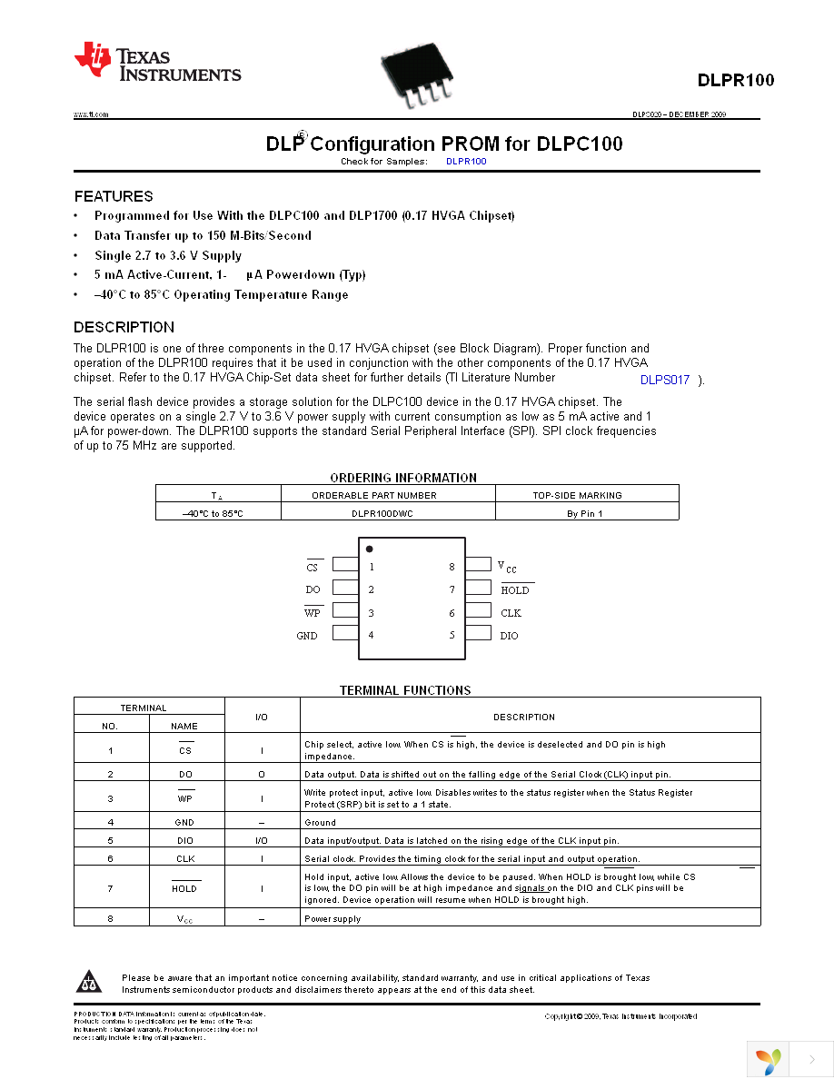 DLPR100DWC Page 1