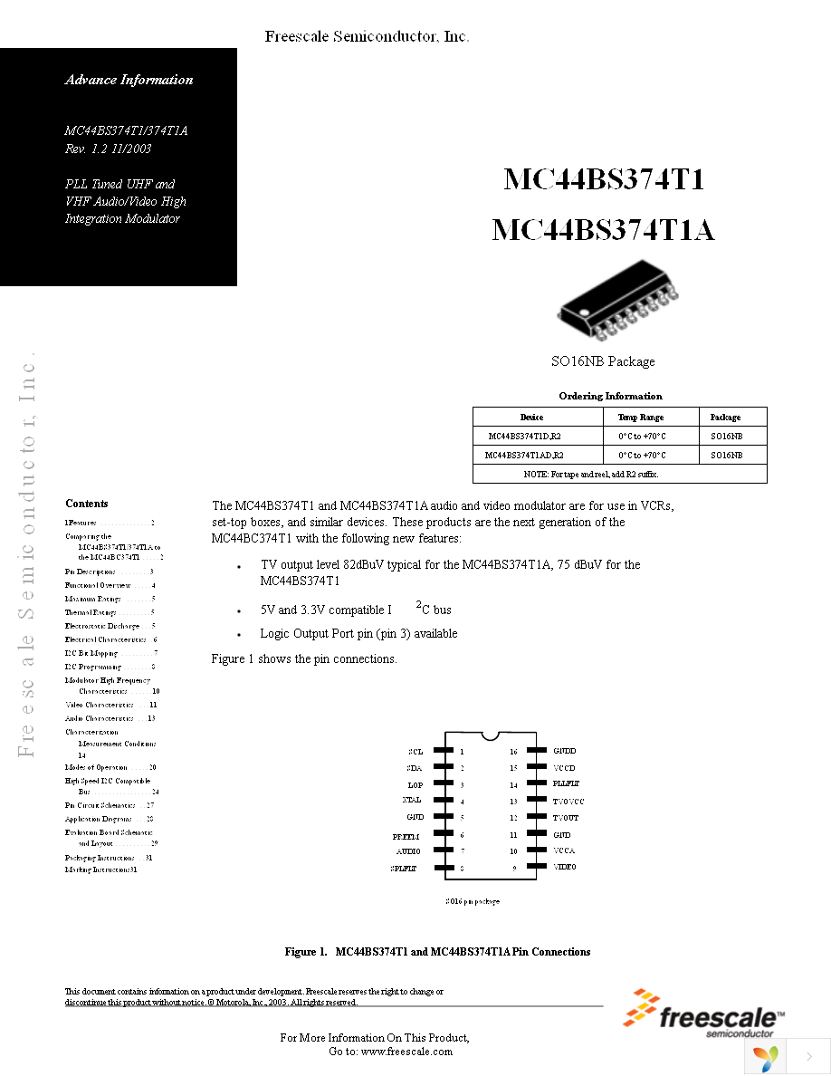 MC44BS374T1EFR2 Page 1