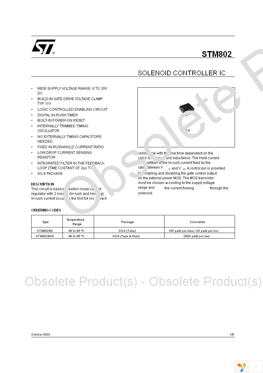 STM802BDR Page 1