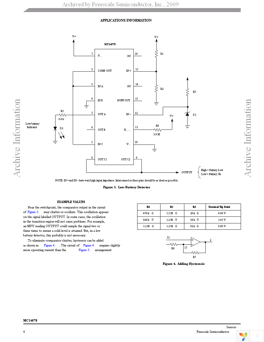 MC14578P Page 4