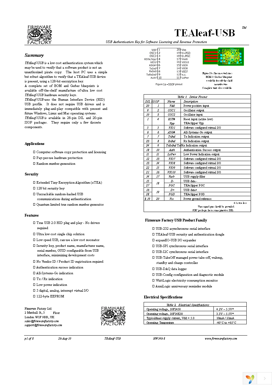 TEALEAF-USB-DIL Page 1