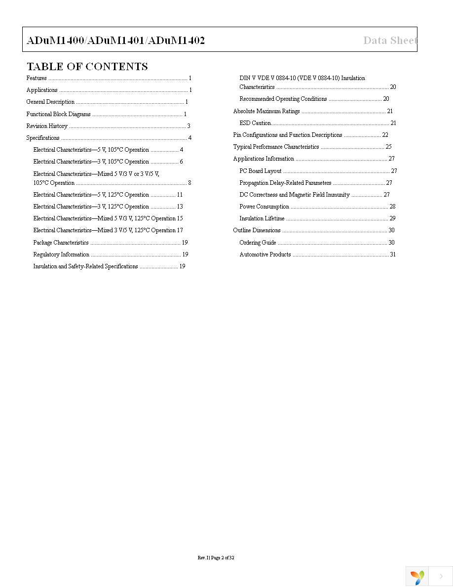 ADUM1402ARWZ-RL Page 2