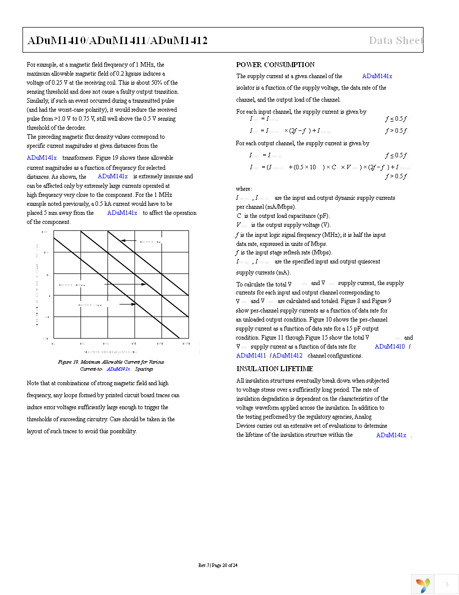 ADUM1411ARWZ-RL Page 20