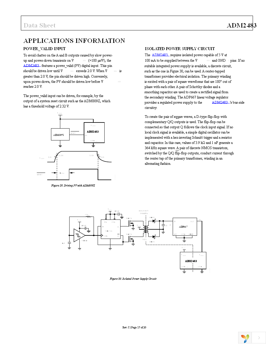 ADM2483BRWZ-REEL Page 17