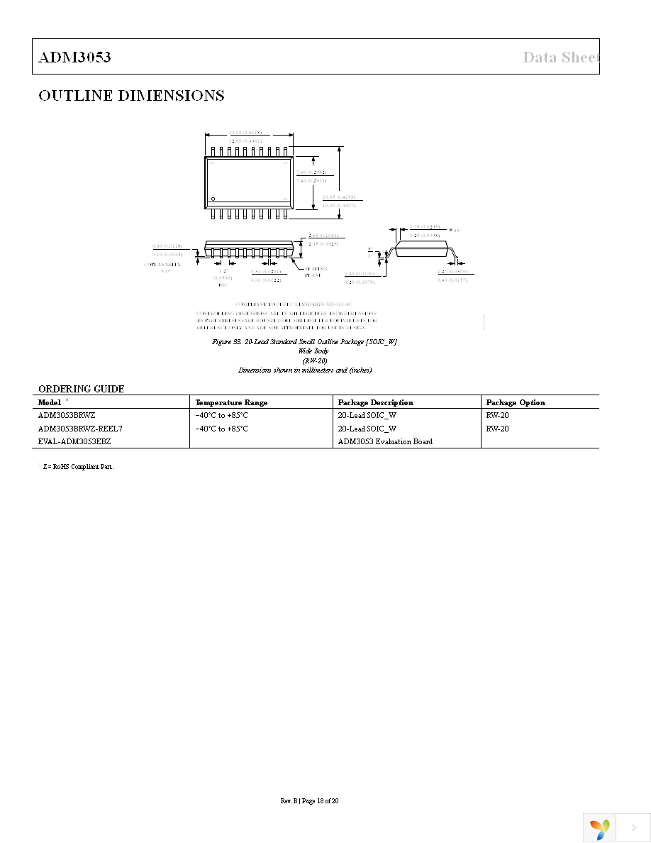 ADM3053BRWZ-REEL7 Page 18