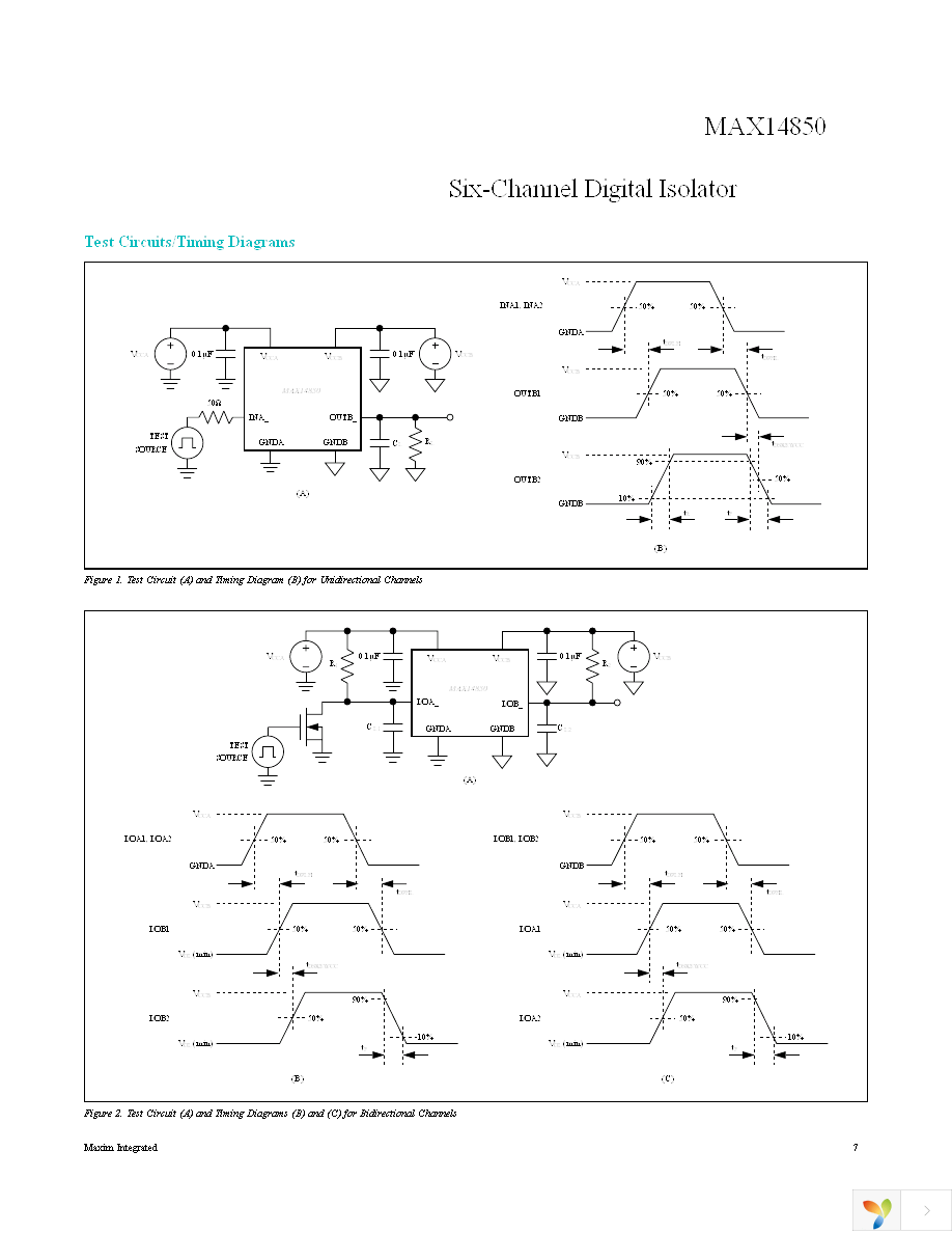 MAX14850ASE+ Page 7