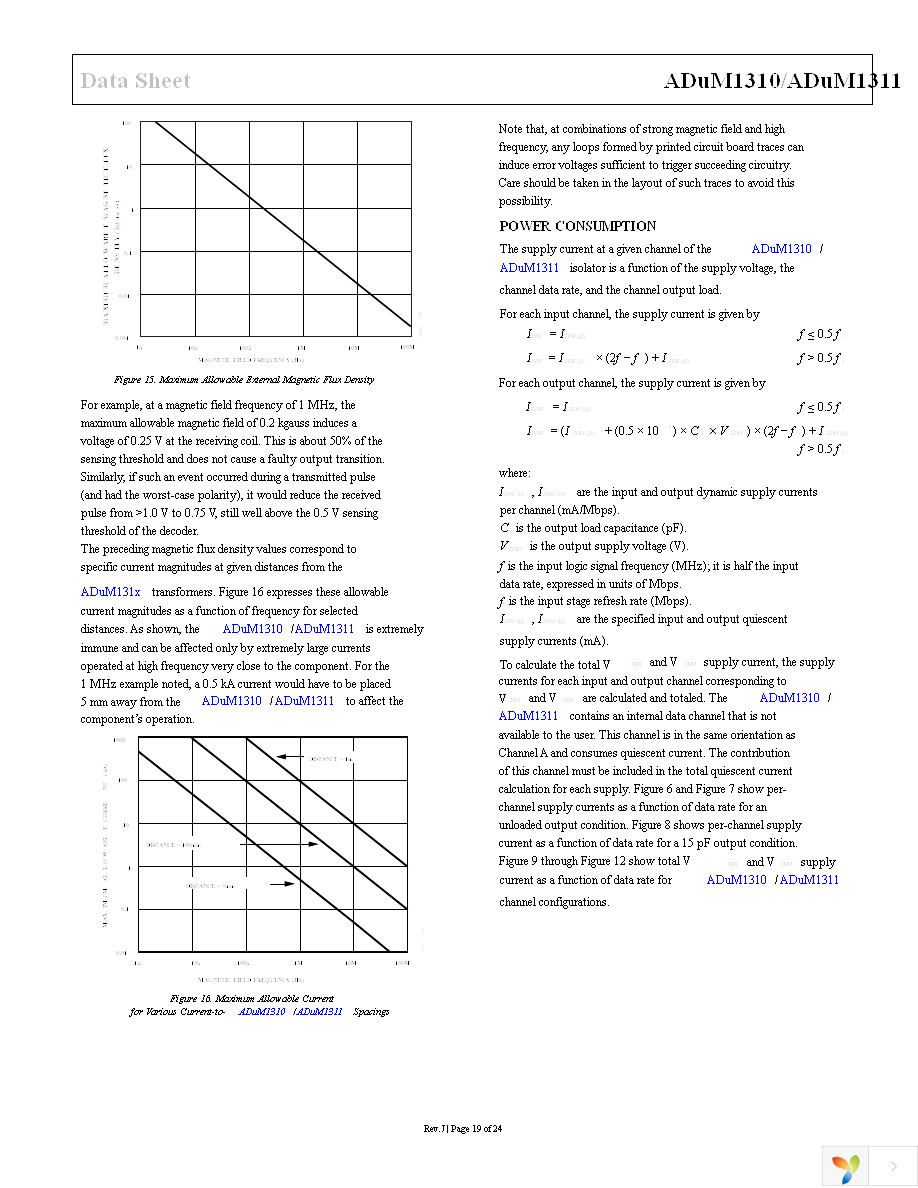 ADUM1310ARWZ Page 19