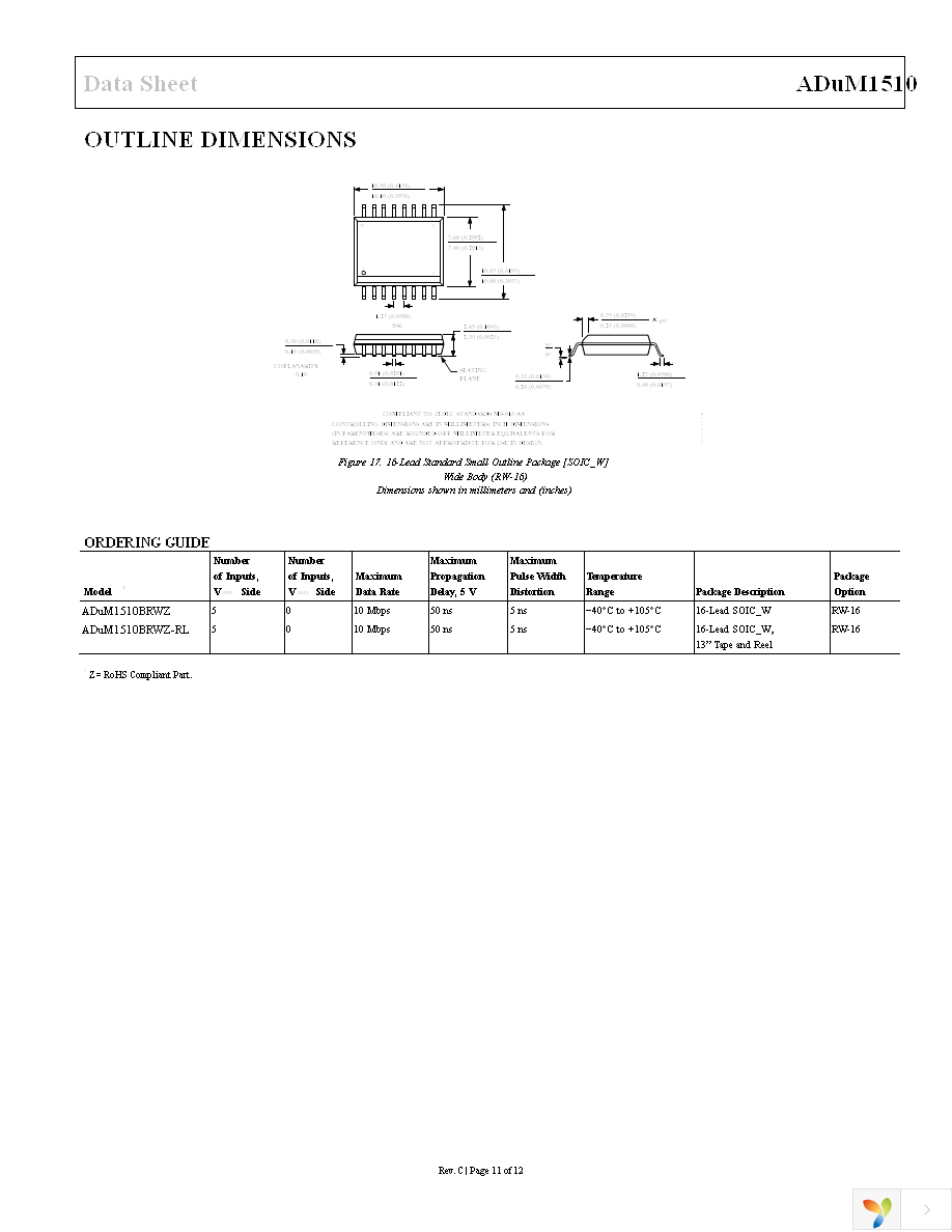 ADUM1510BRWZ Page 11