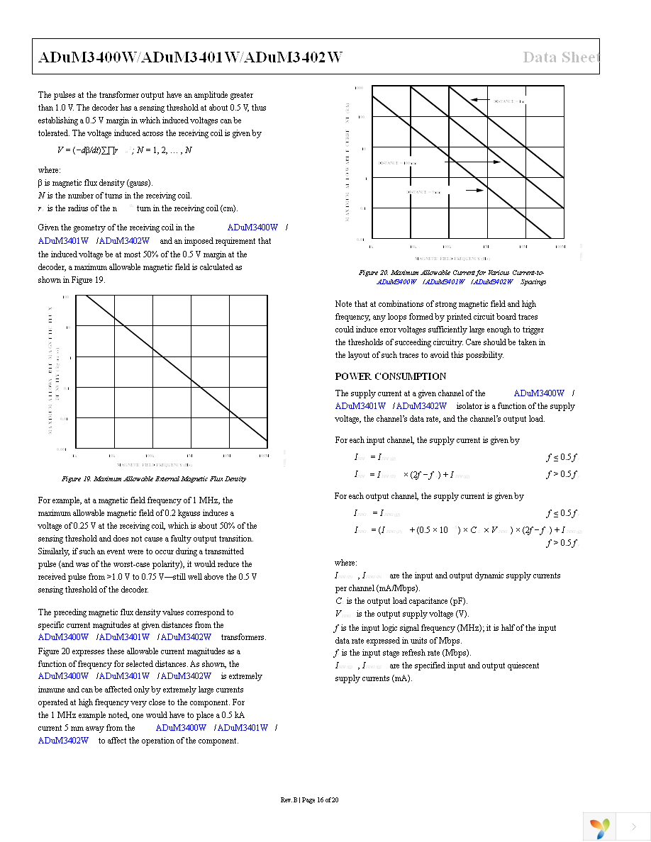 ADUM3400WBRWZ Page 16