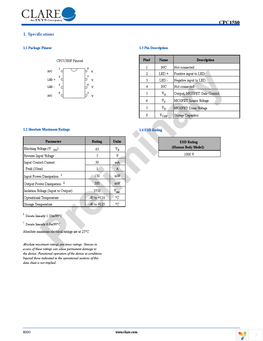 CPC1580PTR Page 3