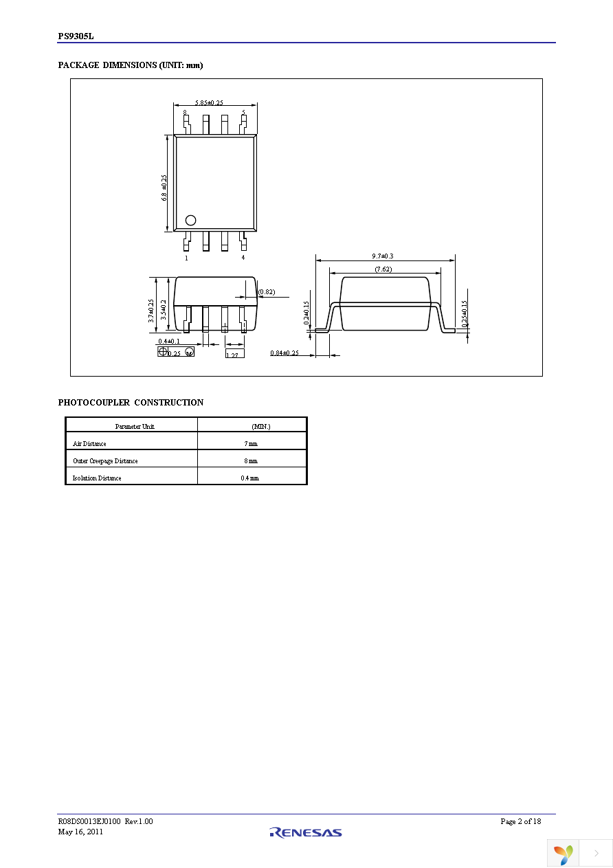 PS9305L-AX Page 2