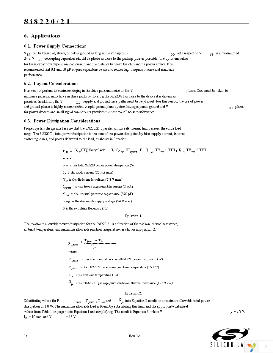 SI8220DB-D-IS Page 16