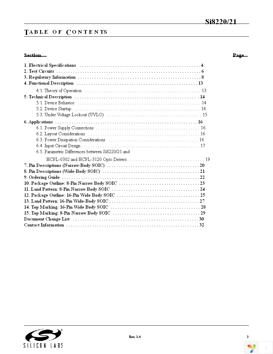 SI8220DB-D-IS Page 3