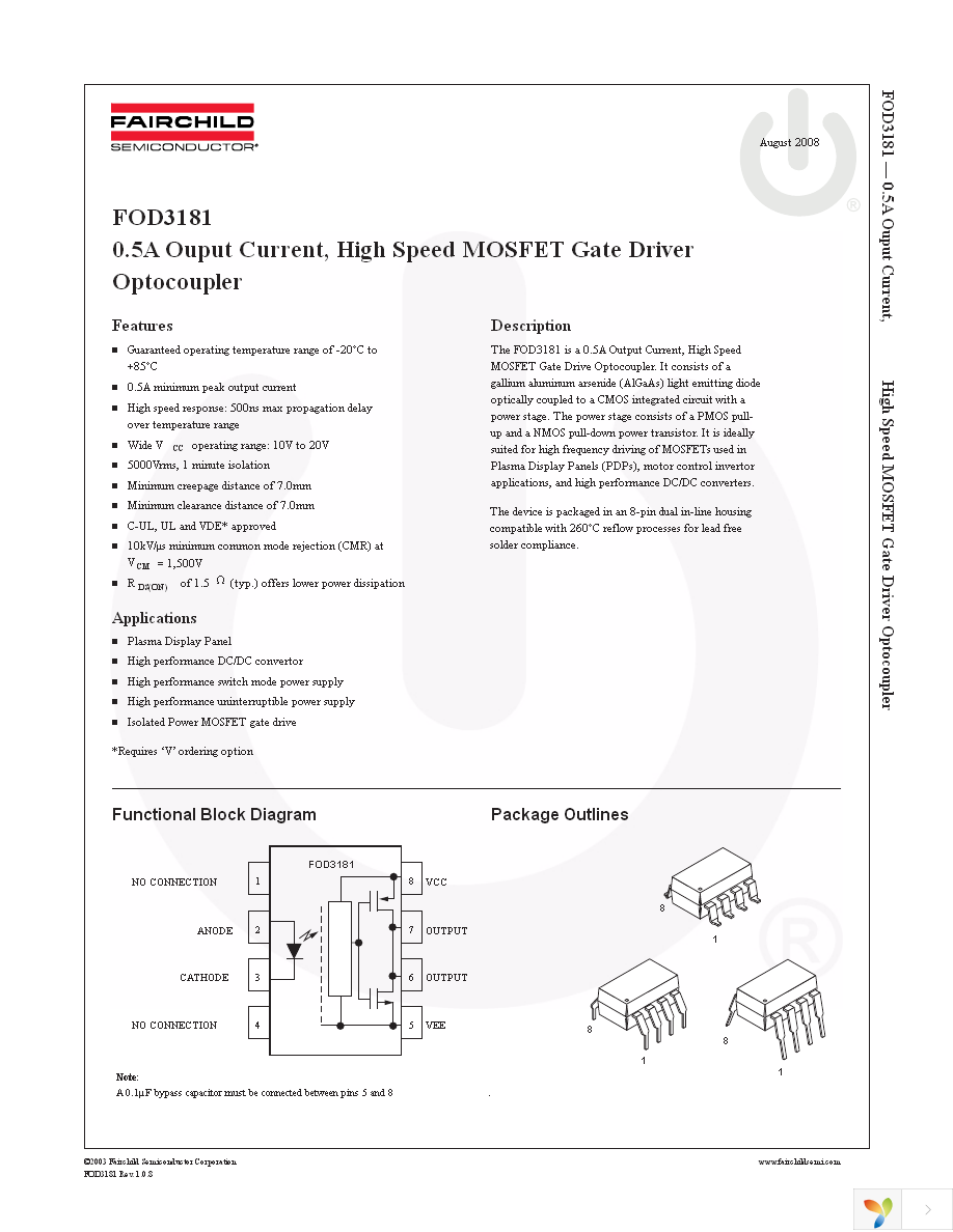 FOD3181S Page 1