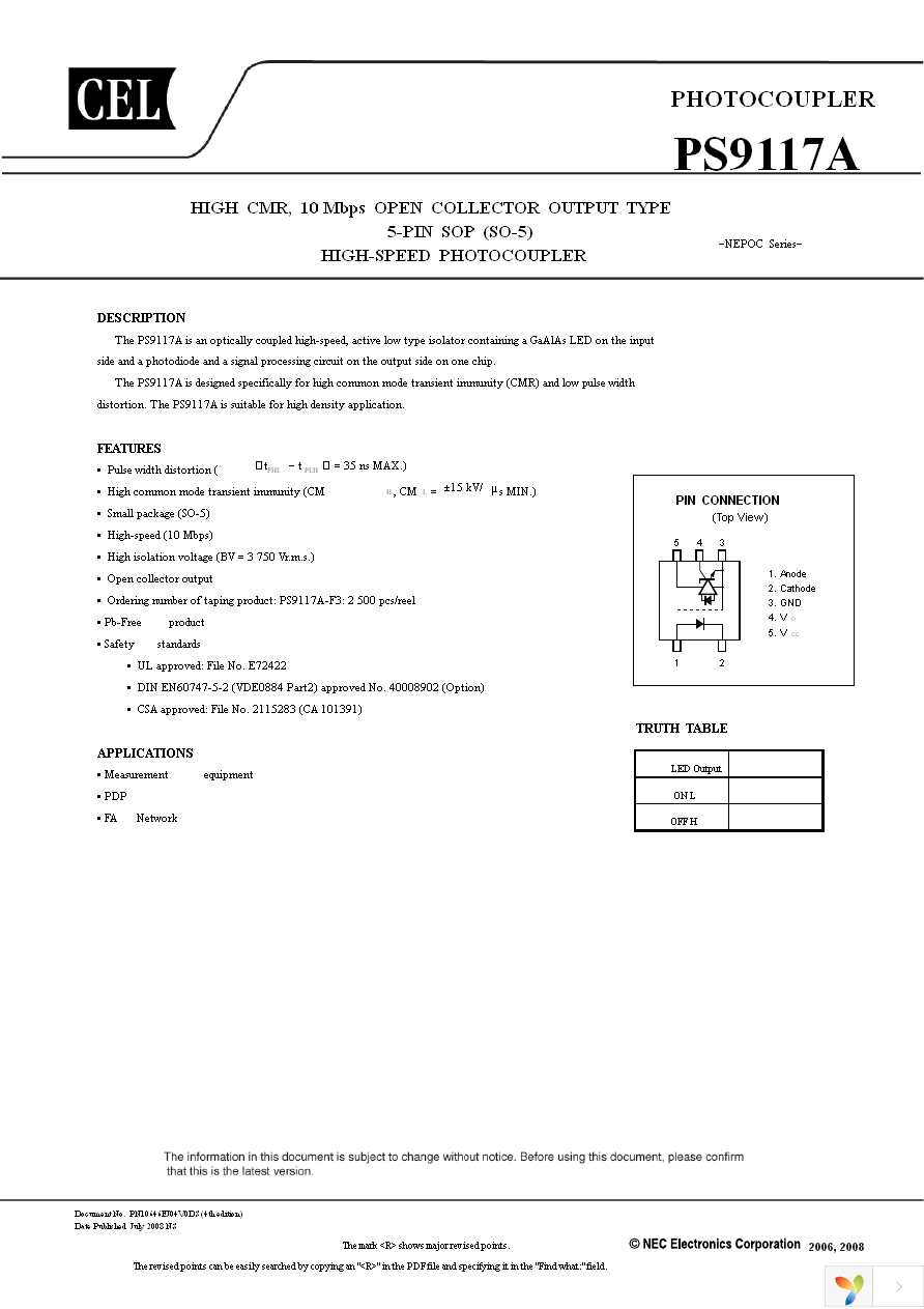 PS9117A-F3-AX Page 1