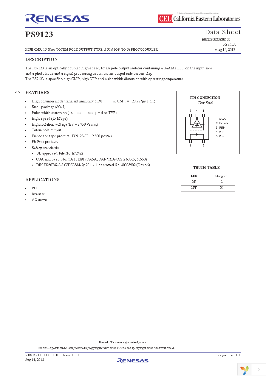 PS9123-F3-AX Page 1