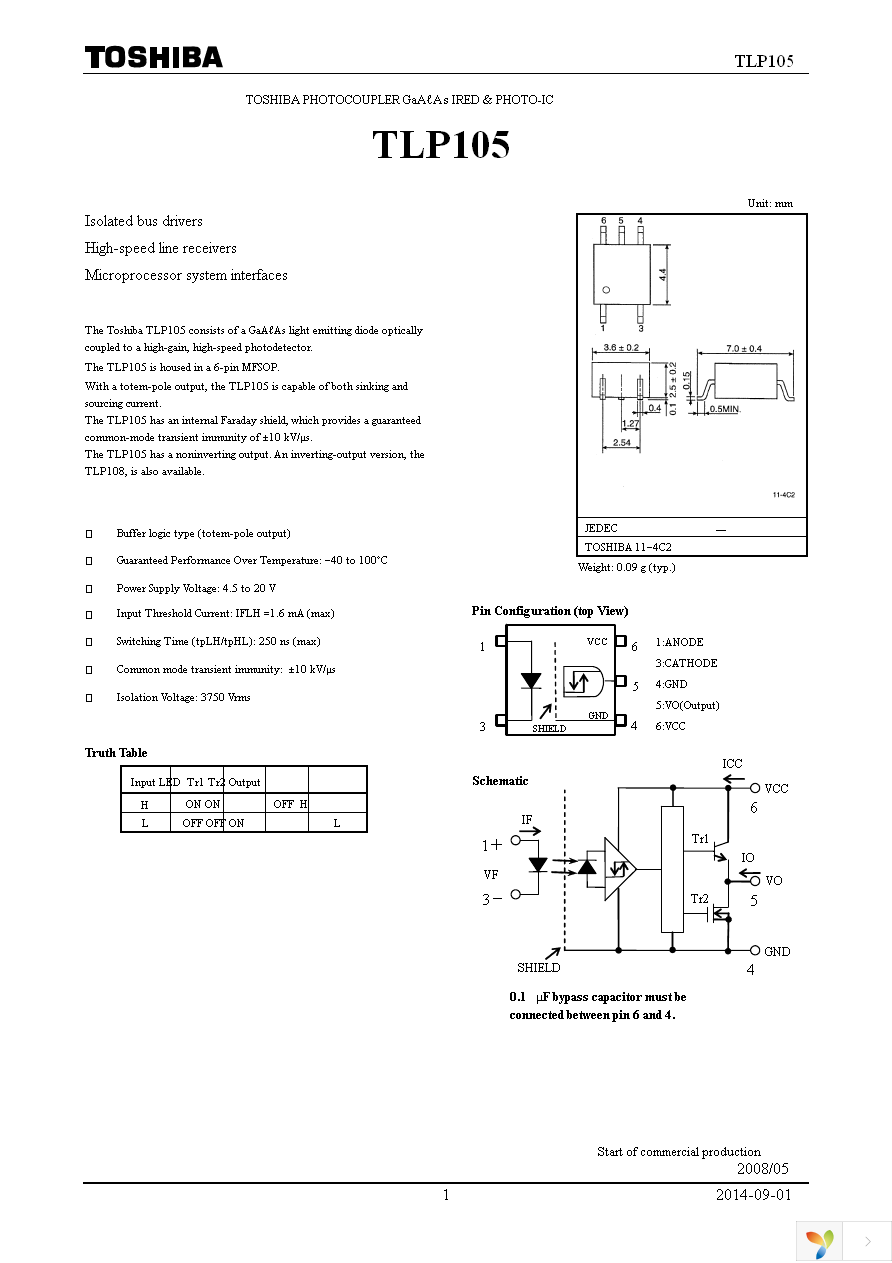 TLP105(F) Page 1