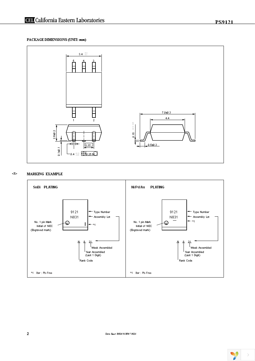 PS9121-F3-AX Page 2