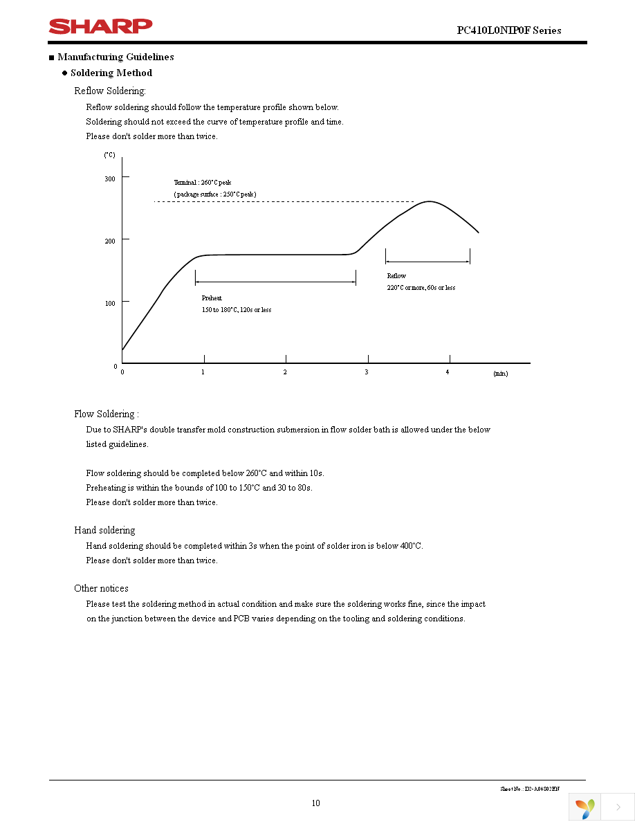 PC410L0YIP0F Page 10