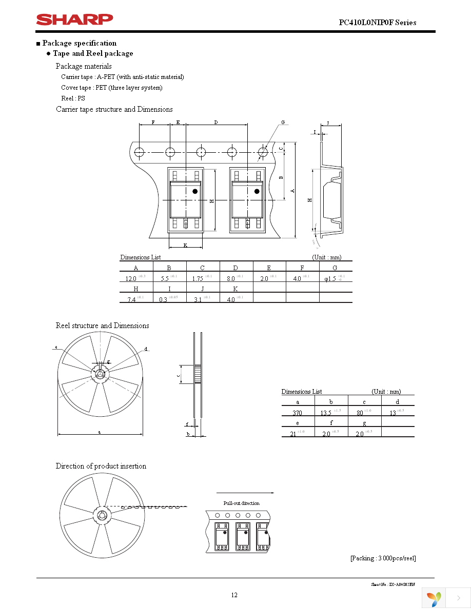 PC410L0YIP0F Page 12