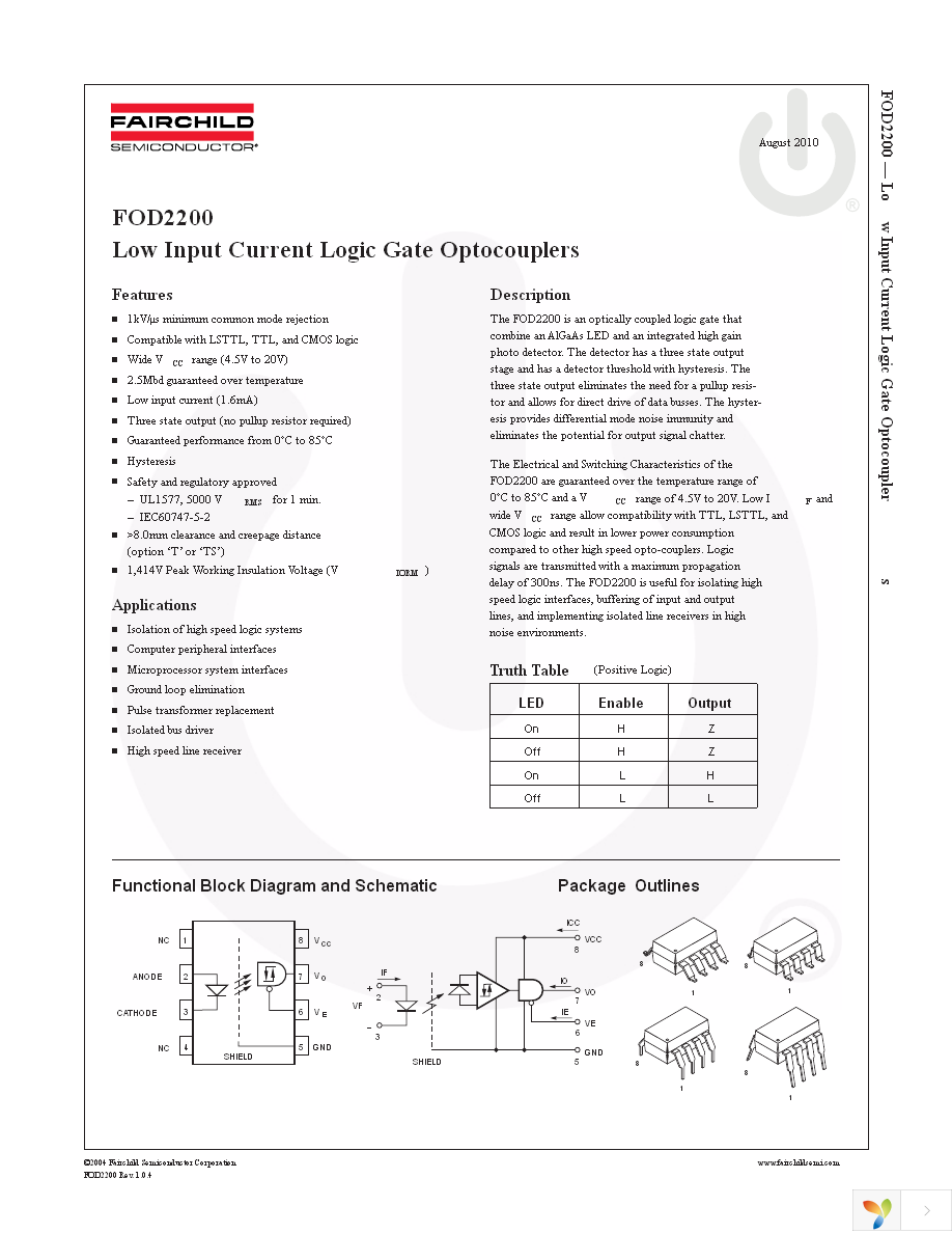 FOD2200SDV Page 1