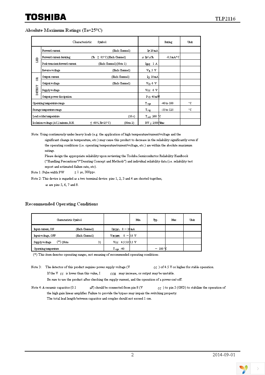 TLP2116(F) Page 2