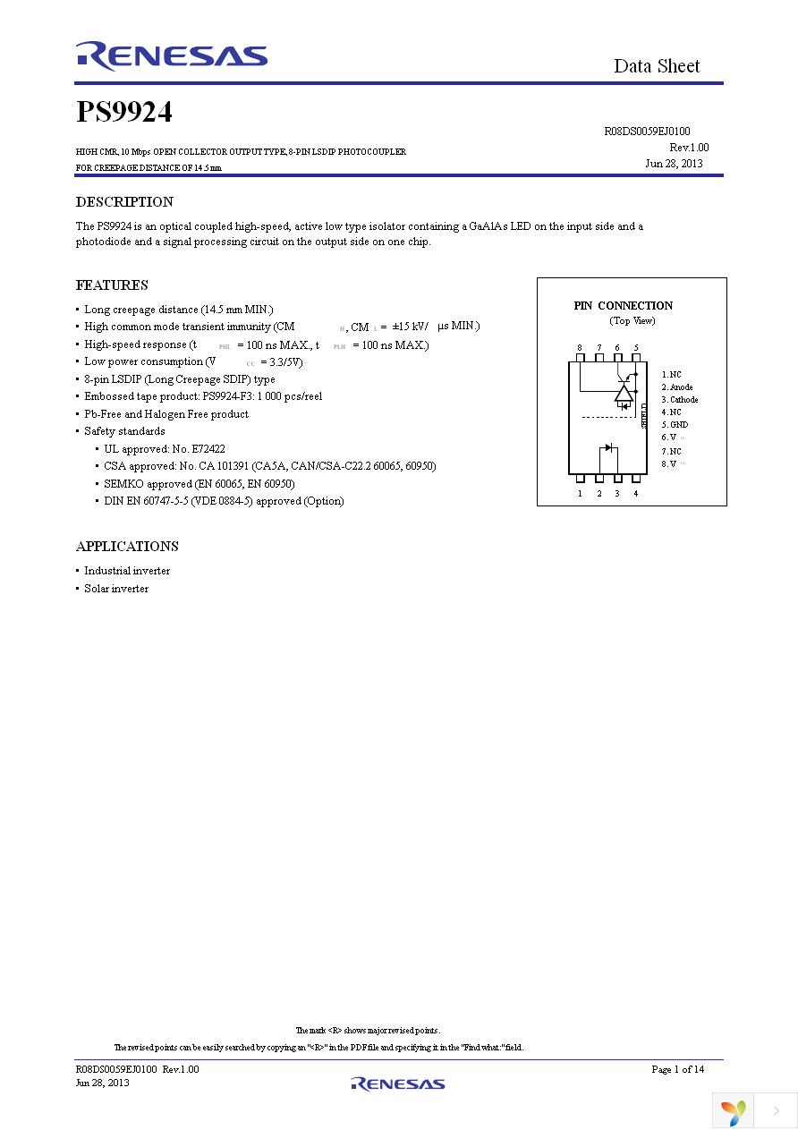 PS9924-Y-AX Page 1