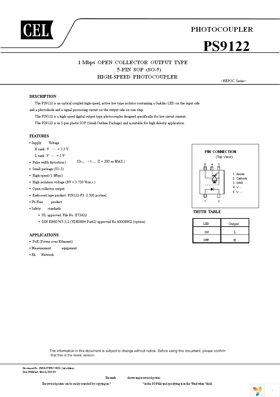 PS9122-L-AX Page 1