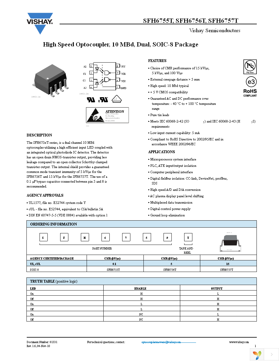 SFH6755T Page 1