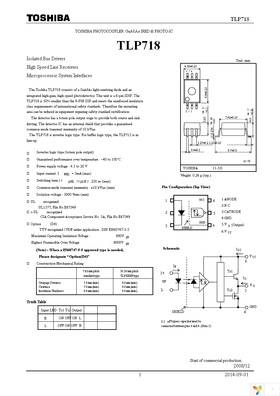 TLP718(F) Page 1