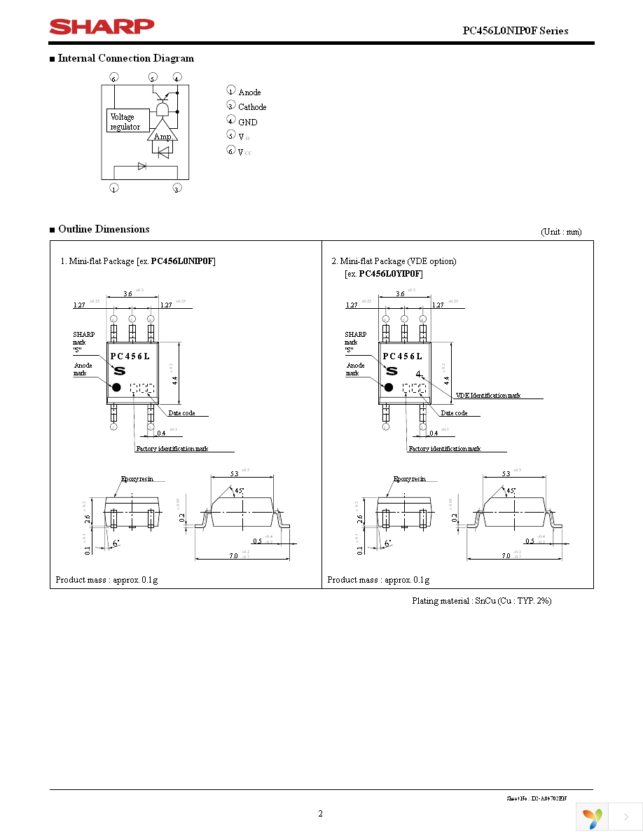 PC456L0NIP0F Page 2