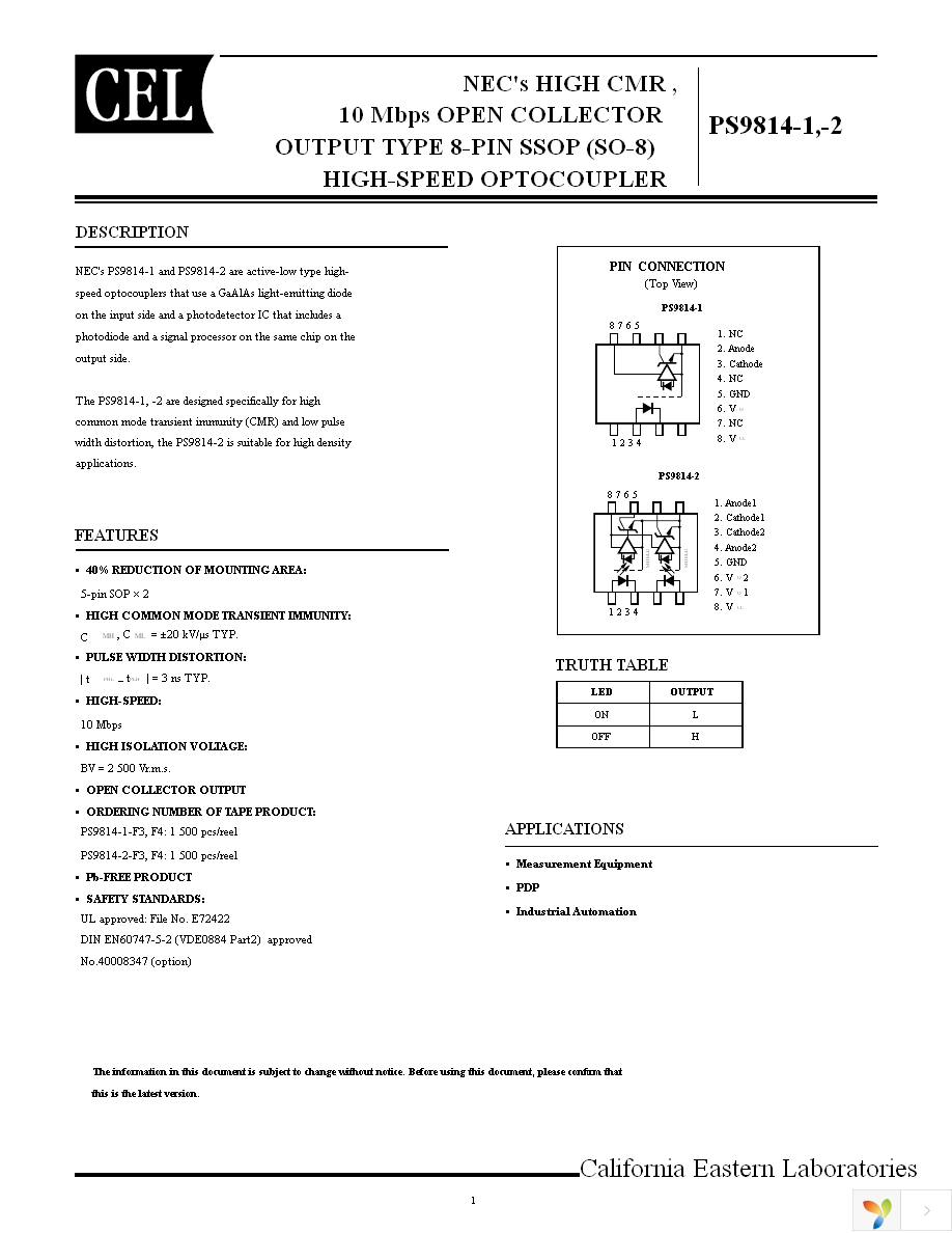 PS9814-1-F3-A Page 1