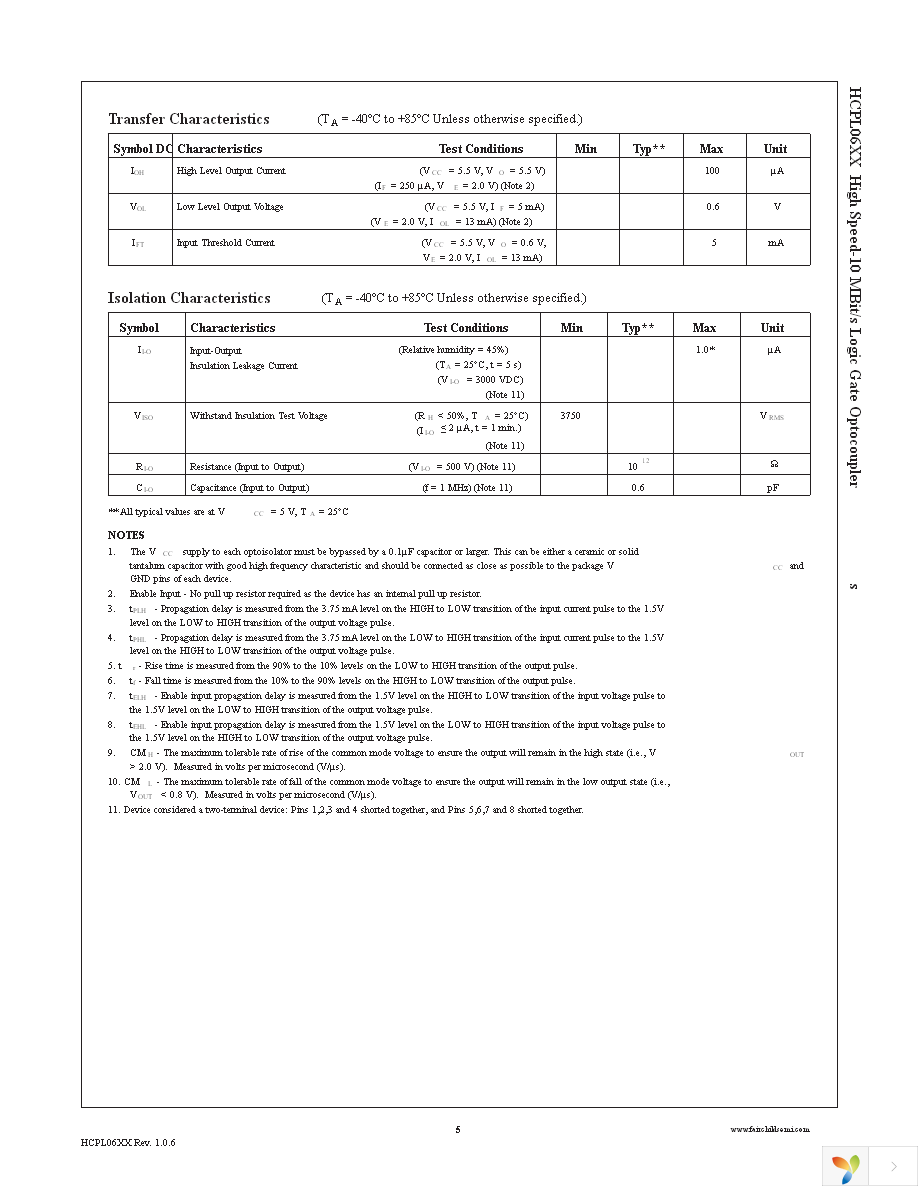 HCPL0630 Page 5