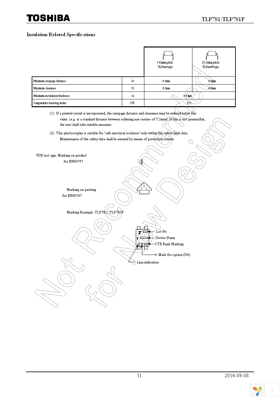 TLP781(GB-TP6,F) Page 11