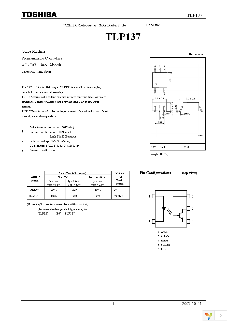 TLP137(F) Page 1