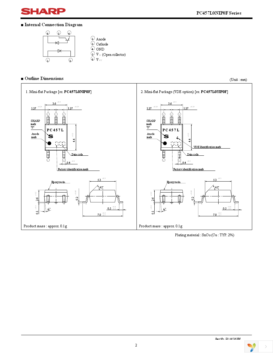 PC457L0NIP0F Page 2