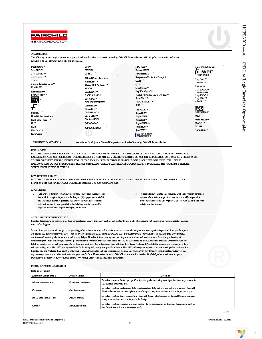 HCPL3700SD Page 11