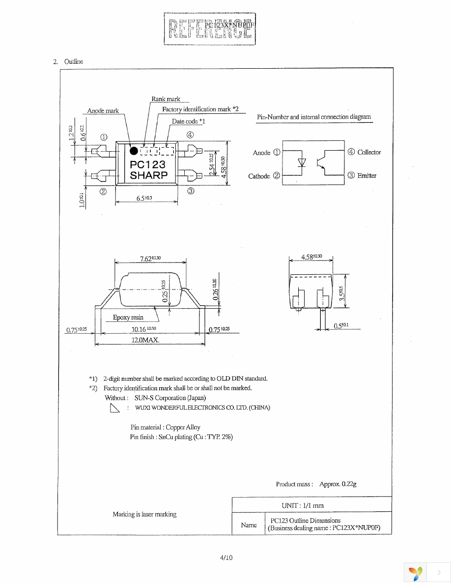 PC123X2YUP0F Page 6