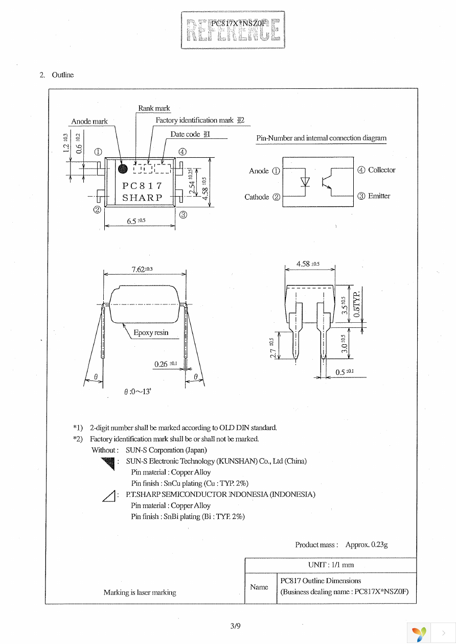 PC817XNNSZ0F Page 5