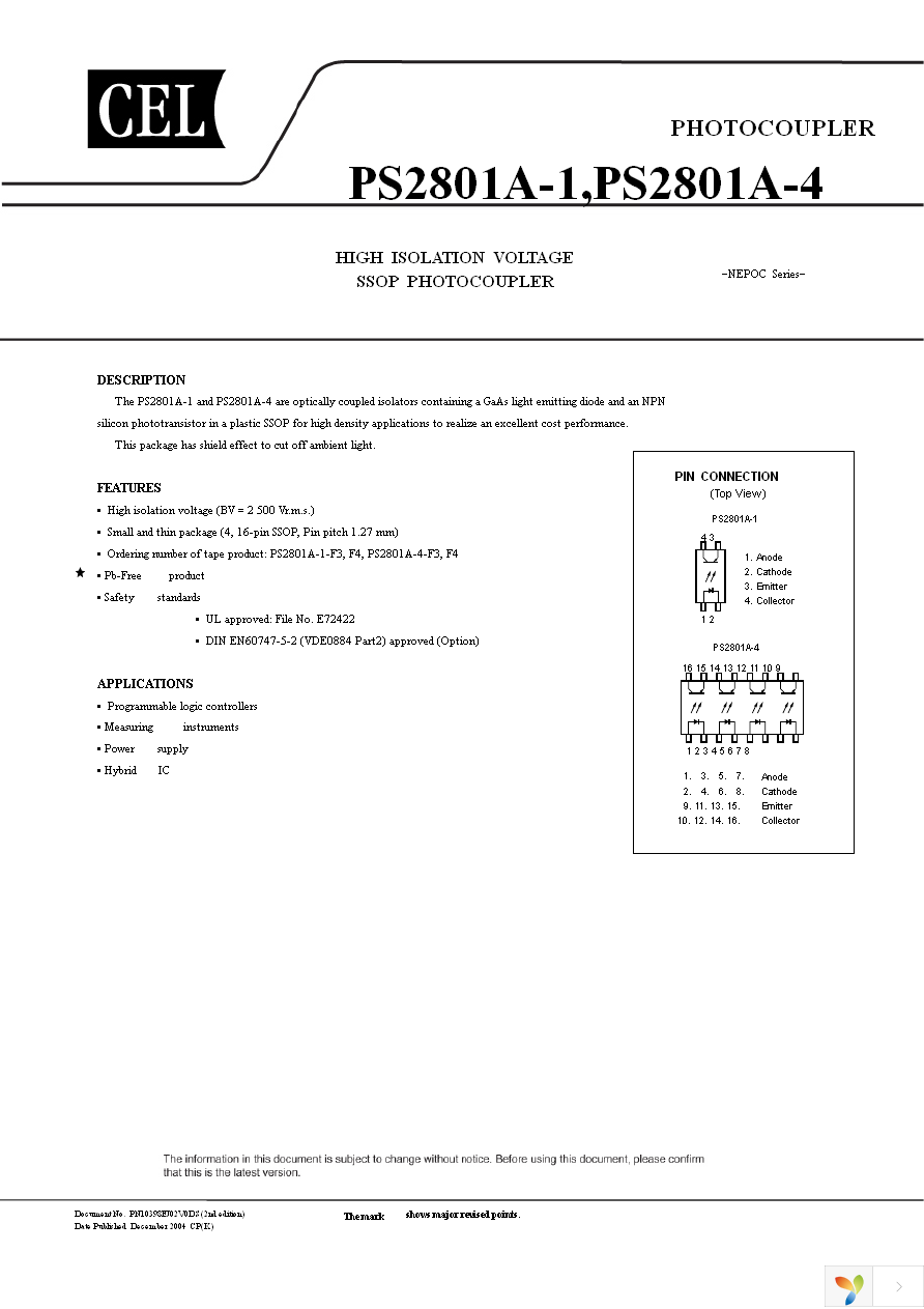 PS2801A-4-A Page 1